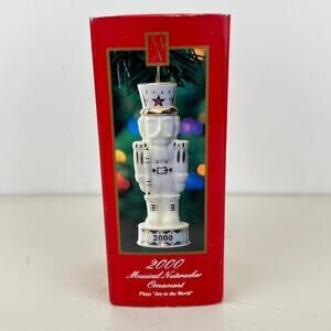 Madison Avenue Porcelain Nutcracker Soldier Ornament 2000